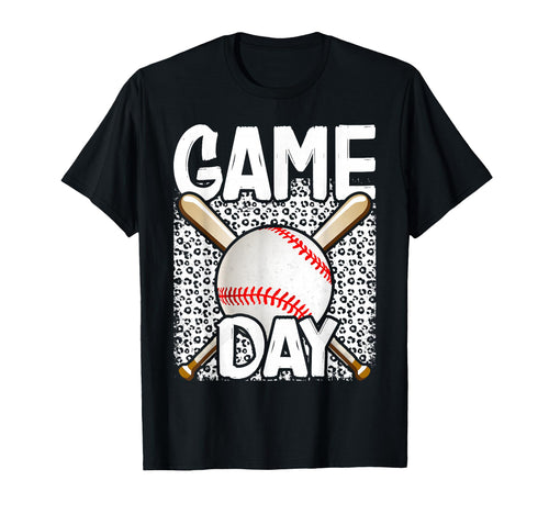 Game Day Baseball Funny Baseball T-Shirt - Custom Art Print for Adults - T-Shirt, Sweatshirt, Hoodie