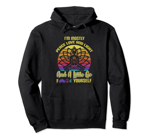 Yoga Pose Zen Meditation Guru Lotus Peace Hoodie - Unique Graphic Unisex - T-Shirt, Sweatshirt, Hoodie