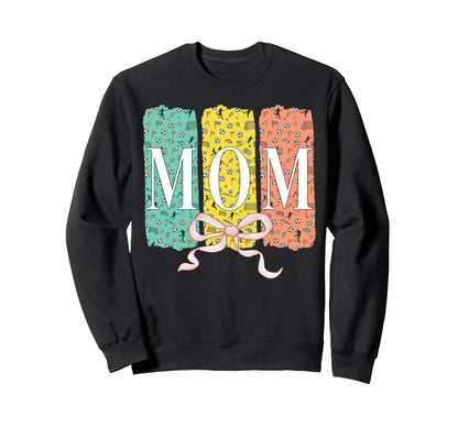 Soccer Mom Coquette Bow Soccer Ball Sweatshirt - Trendy Graphic for Adults - T-Shirt, Sweatshirt, Hoodie