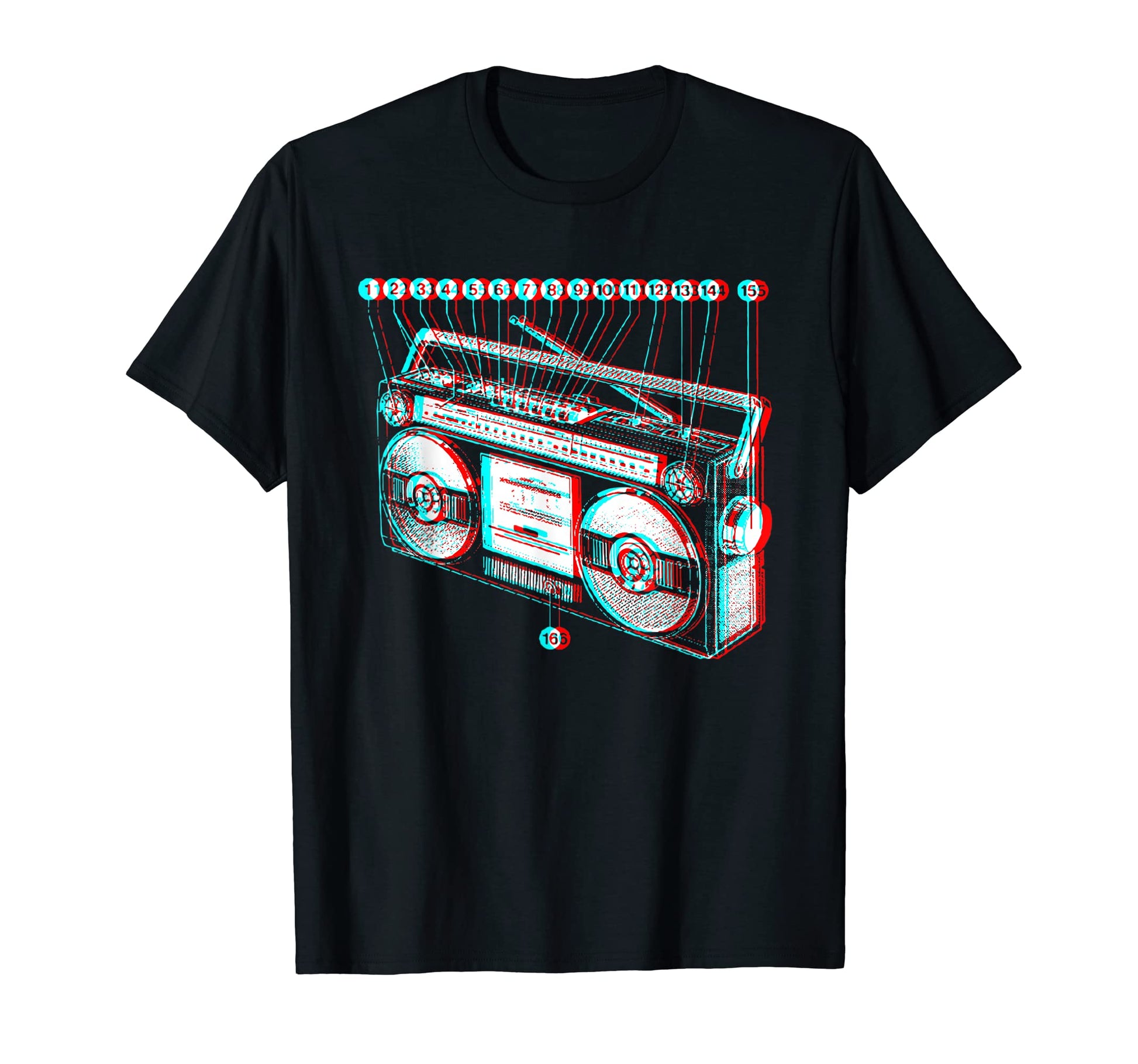 Boombox 80S Stereo Otaku Aesthetic T-Shirt - Streetwear Style Men Women - T-Shirt, Sweatshirt, Hoodie