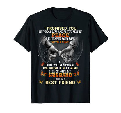 I Promised You Rest Peace Love Never Ceases T-Shirt - Graphic Print Unisex - T-Shirt, Sweatshirt, Hoodie