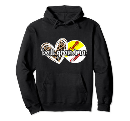 Ball Grandma Softball Baseball Grandma Hoodie - Custom Art Print Unisex - T-Shirt, Sweatshirt, Hoodie