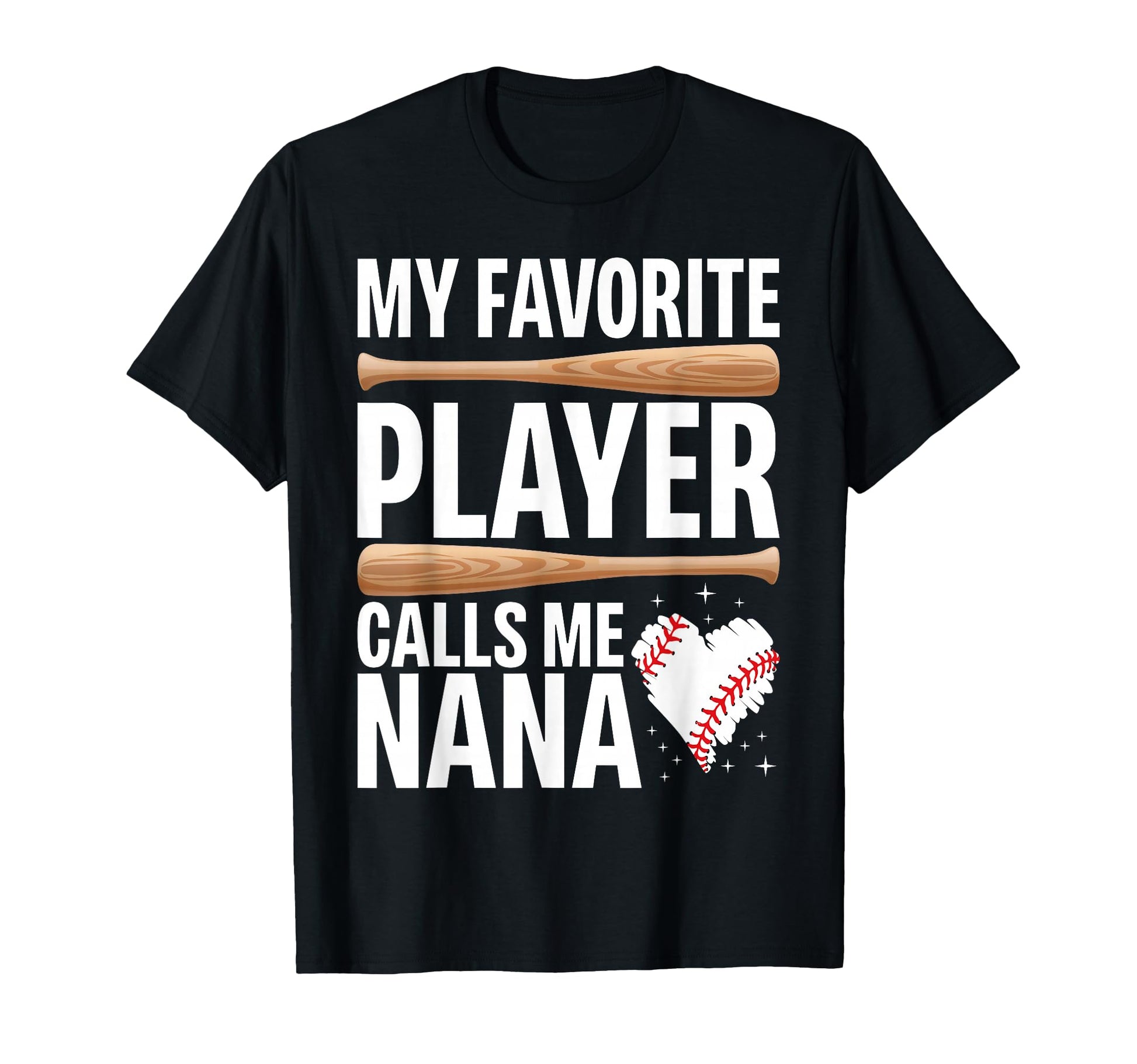 Baseball Grandma My Favorite Player Calls T-Shirt - Unique Graphic Unisex - T-Shirt, Sweatshirt, Hoodie