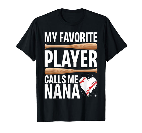 Baseball Grandma My Favorite Player Calls T-Shirt - Unique Graphic Unisex - T-Shirt, Sweatshirt, Hoodie