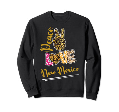 Leopard Finger Peace Hand Sign Peace Sweatshirt - Unique Graphic Men Women - T-Shirt, Sweatshirt, Hoodie