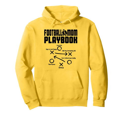Football Mom Playbook Football Love Hoodie - Custom Art Print for Adults - T-Shirt, Sweatshirt, Hoodie