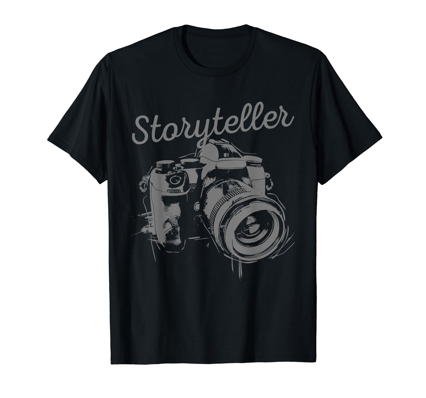 Photographer Storyteller Camera T-Shirt - Unique Graphic for Adults - T-Shirt, Sweatshirt, Hoodie