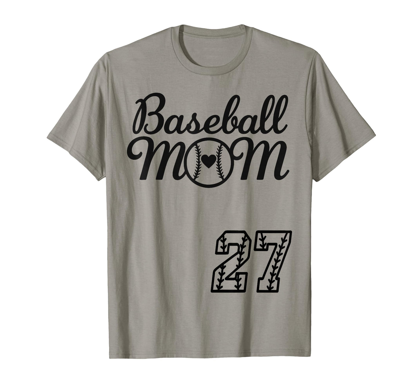 Baseball Mom Jersey 27 Baseball T-Shirt - Aesthetic Graphic Men Women - T-Shirt, Sweatshirt, Hoodie