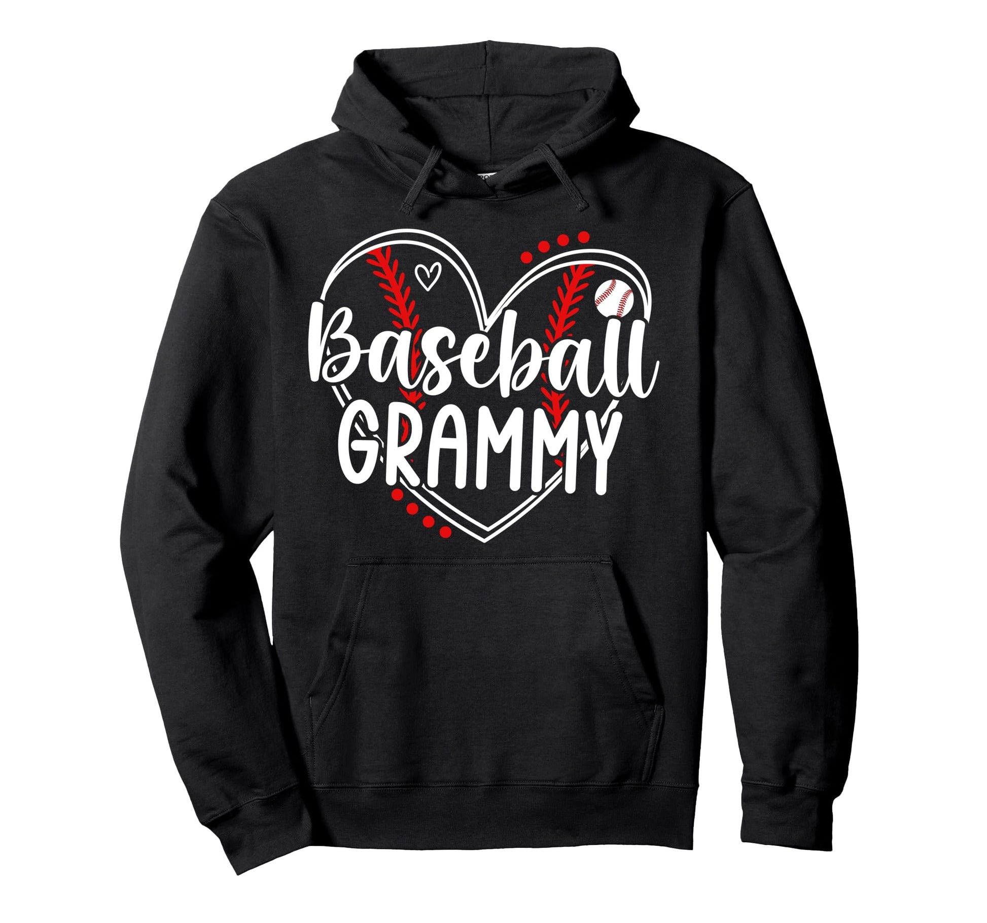 Baseball Grammy Heart Grammy Hoodie - Aesthetic Graphic for Adults - T-Shirt, Sweatshirt, Hoodie