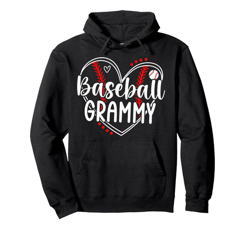 Baseball Grammy Heart Grammy Hoodie - Aesthetic Graphic for Adults - T-Shirt, Sweatshirt, Hoodie