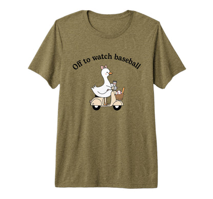 Baseball Mom Off To Watch Baseball T-Shirt - Unique Graphic Men Women - T-Shirt, Sweatshirt, Hoodie