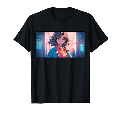 90S Anime Aesthetic Lofi Vaporwave T-Shirt - Unique Graphic Men Women - T-Shirt, Sweatshirt, Hoodie