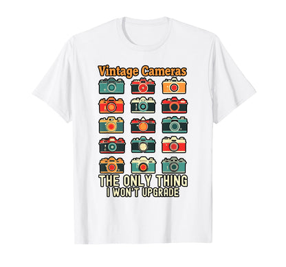 Camera Collector Cameraman T-Shirt - Minimalist Print for Adults - T-Shirt, Sweatshirt, Hoodie