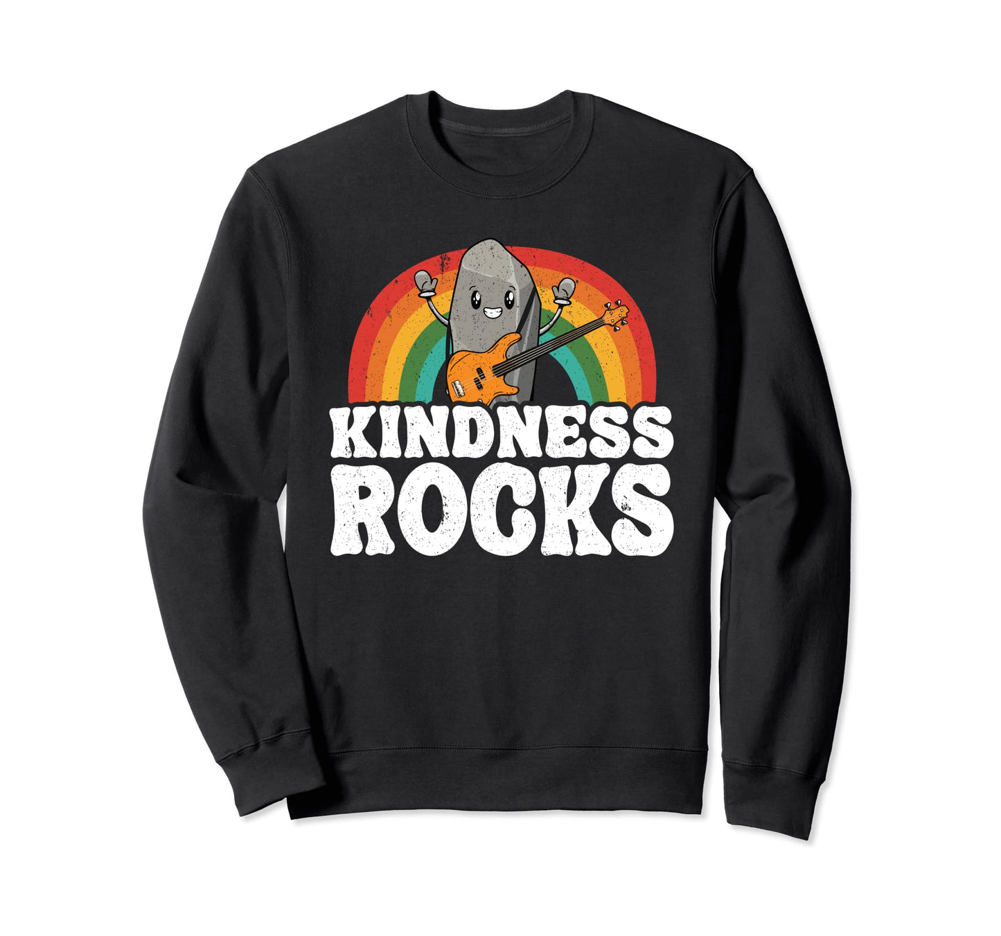 Anti Bullying Rainbow Music Teacher Sweatshirt - Unique Graphic Unisex - T-Shirt, Sweatshirt, Hoodie