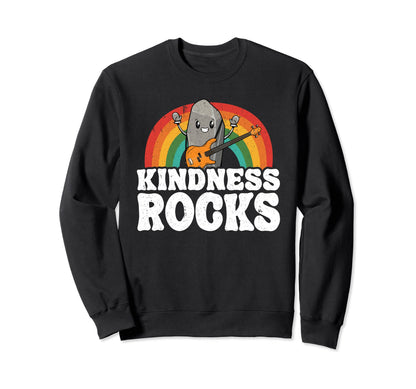 Anti Bullying Rainbow Music Teacher Sweatshirt - Unique Graphic Unisex - T-Shirt, Sweatshirt, Hoodie