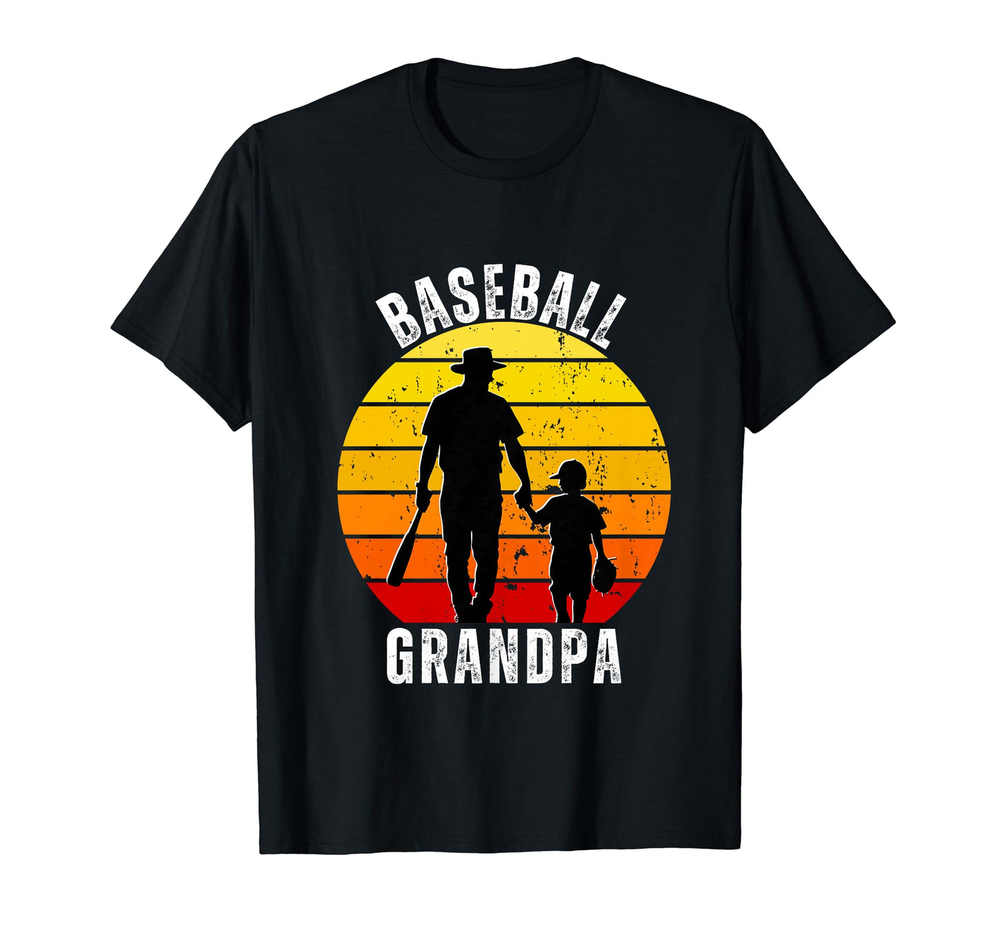 Baseball Grandpa Sunset Holding T-Shirt - Streetwear Style for Adults - T-Shirt, Sweatshirt, Hoodie