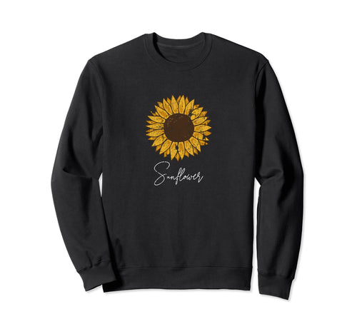 Womens Summer Sunflower Boho Sweatshirt - Fun Novelty Design Men Women - T-Shirt, Sweatshirt, Hoodie