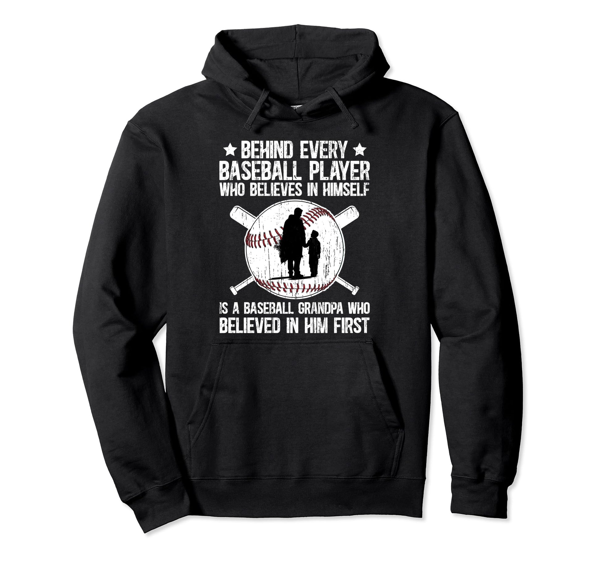 Baseball Grandpa Proud Grandpa Baseball Hoodie - Trendy Graphic Men Women - T-Shirt, Sweatshirt, Hoodie