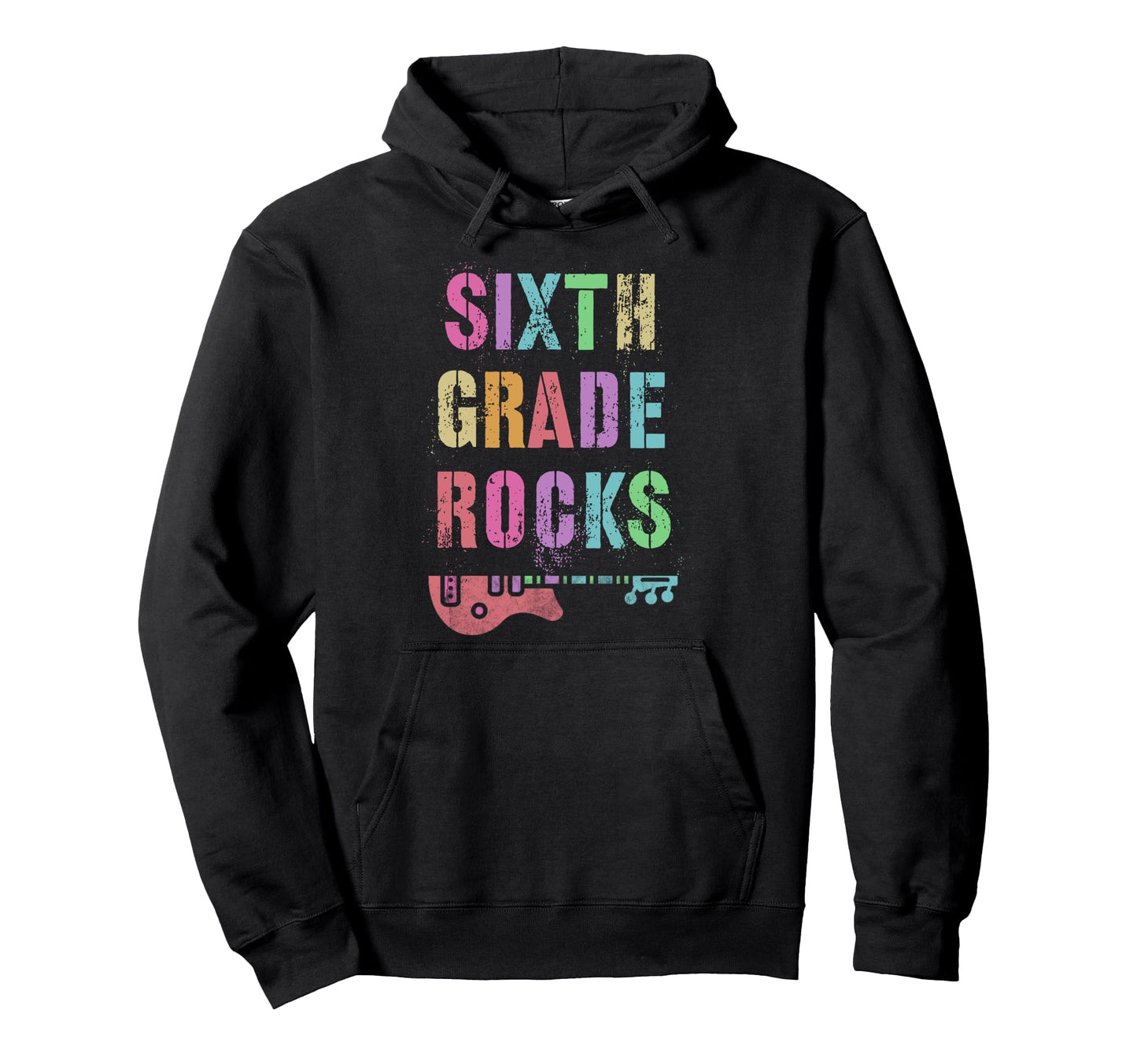 6Th Grade Rocks Testing Teacher Hoodie - Fun Novelty Design for Adults - T-Shirt, Sweatshirt, Hoodie