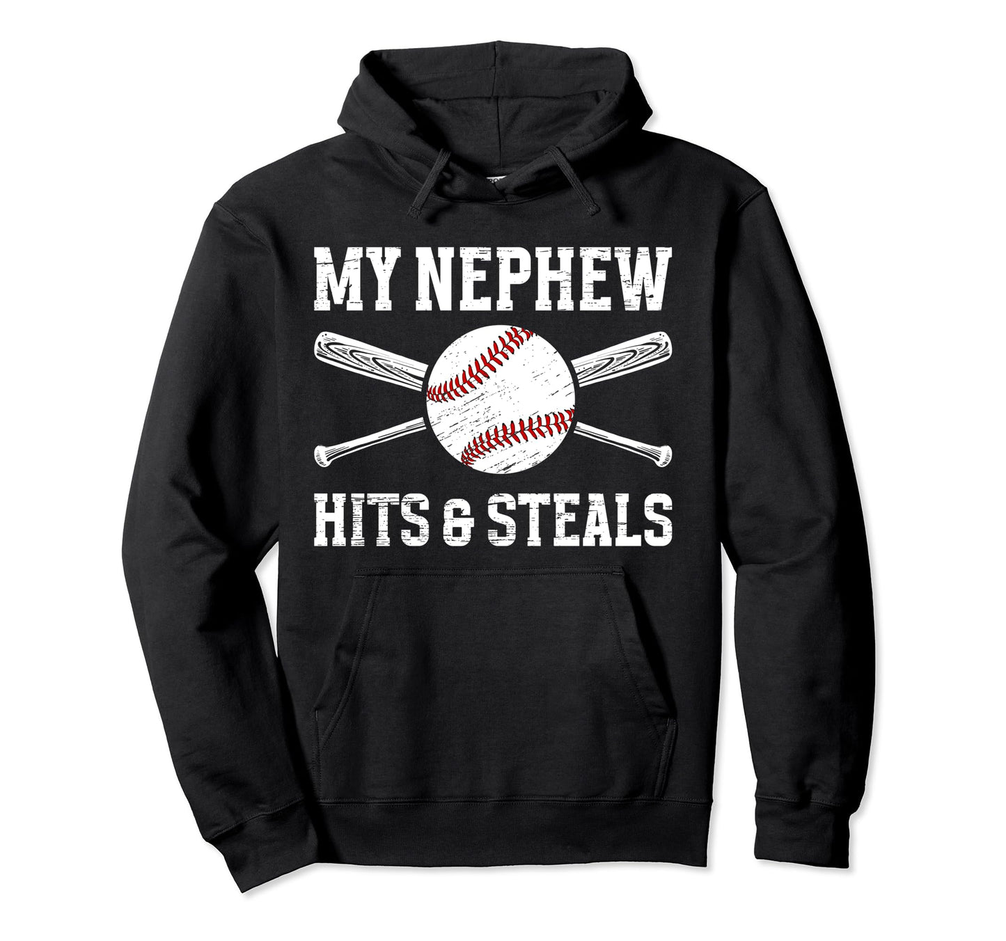 My Nephew Baseball Uncle Baseball Hoodie - Streetwear Style Men Women - T-Shirt, Sweatshirt, Hoodie