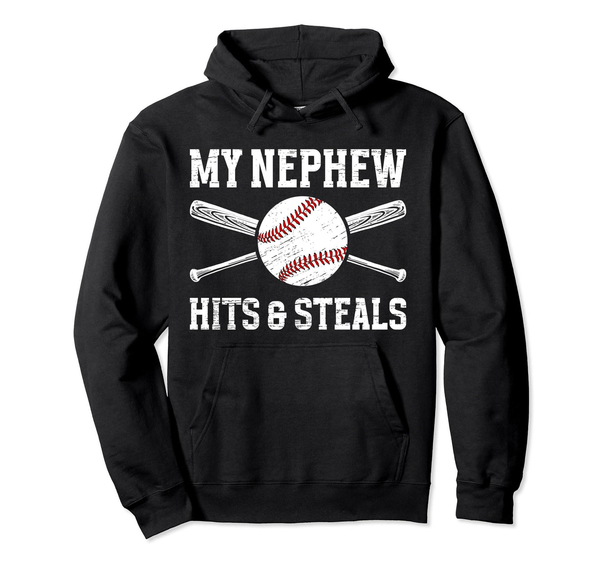 My Nephew Baseball Uncle Baseball Hoodie - Streetwear Style Men Women - T-Shirt, Sweatshirt, Hoodie