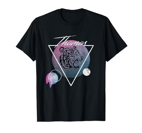 Thomas Name Vaporwave Aesthetic T-Shirt - Casual Everyday Wear Men Women - T-Shirt, Sweatshirt, Hoodie