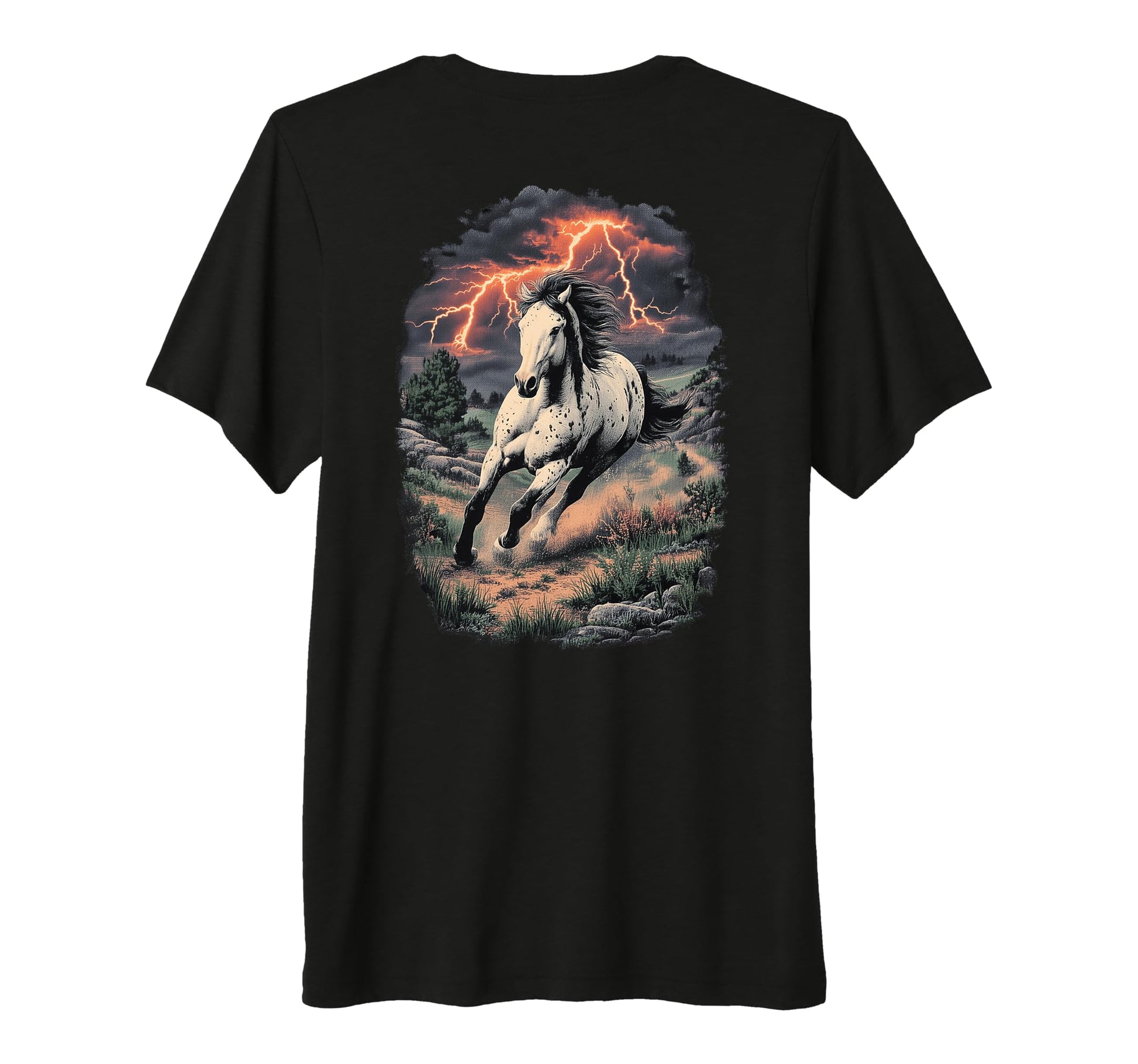 Appaloosa Horse 80S 90S Western T-Shirt - Custom Art Print Men Women - T-Shirt, Sweatshirt, Hoodie