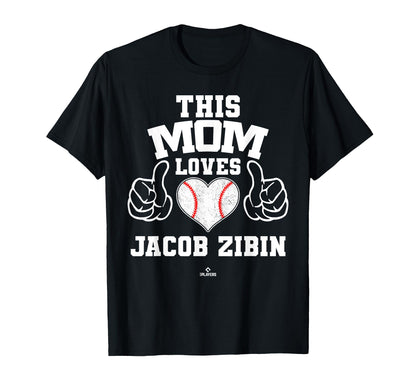 This Mom Loves Jacob Zibin Prospect T-Shirt - Minimalist Print Unisex - T-Shirt, Sweatshirt, Hoodie