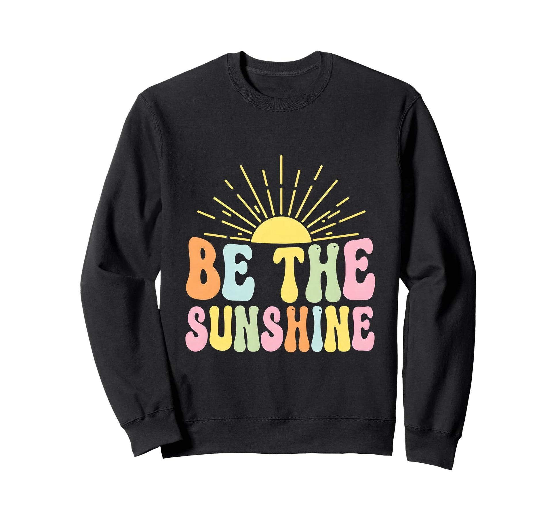 Be Sunshine Groovy 70S Vibes Sun Sweatshirt - Unique Graphic for Adults - T-Shirt, Sweatshirt, Hoodie