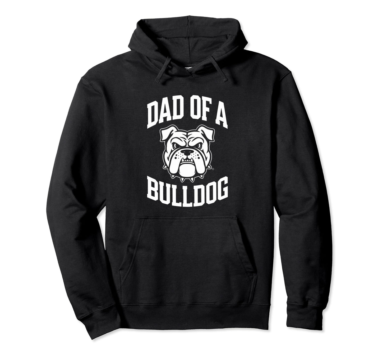Dad Bulldog Football Game Day Dad Hoodie - Custom Art Print Men Women - T-Shirt, Sweatshirt, Hoodie