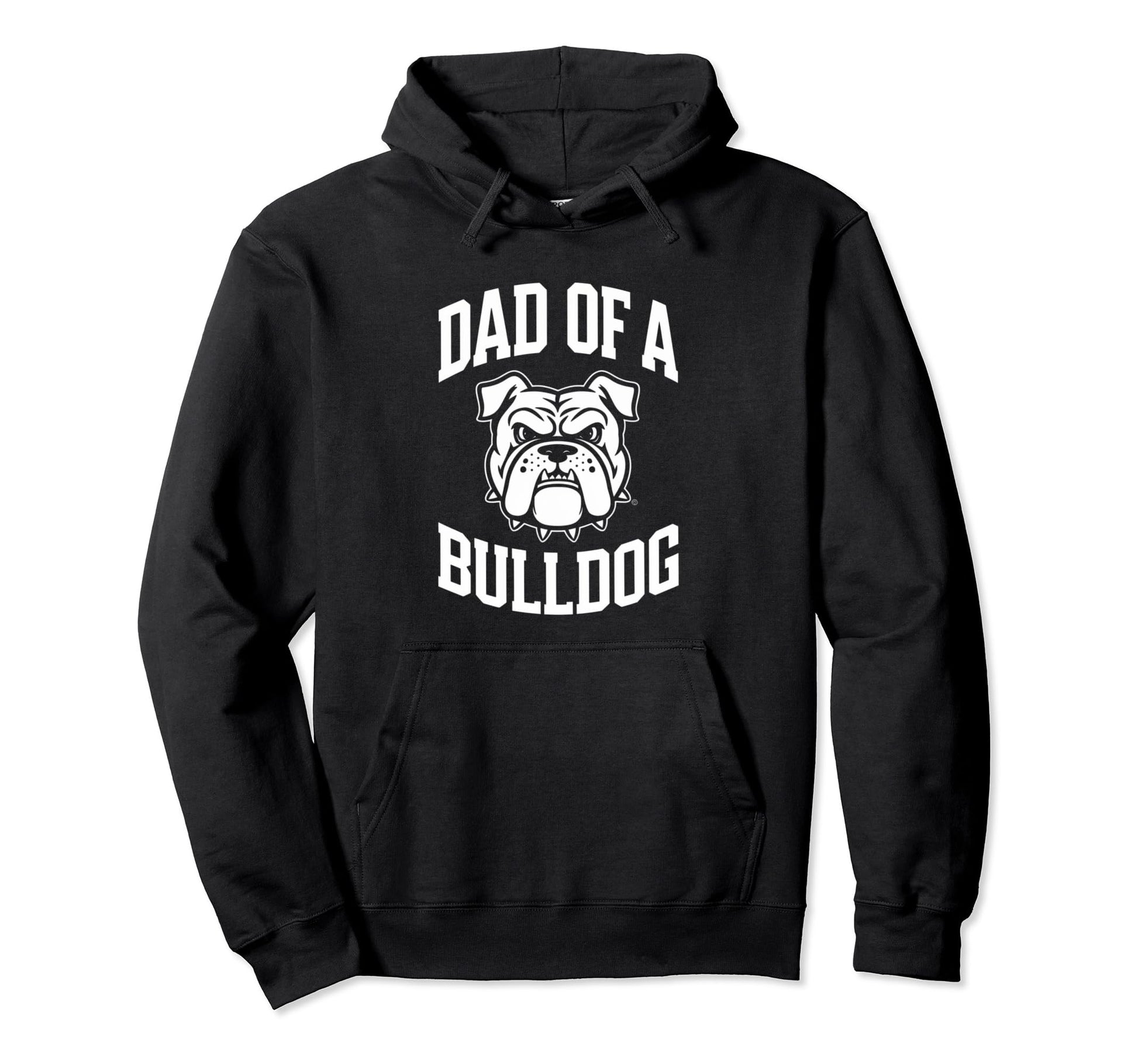 Dad Bulldog Football Game Day Dad Hoodie - Custom Art Print Men Women - T-Shirt, Sweatshirt, Hoodie