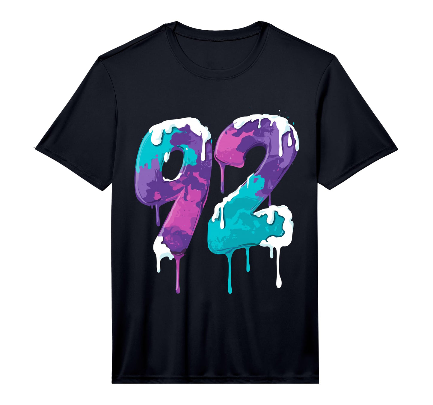 Baseball 92 Number Performance T-Shirt - Graphic Print Unisex - T-Shirt, Sweatshirt, Hoodie