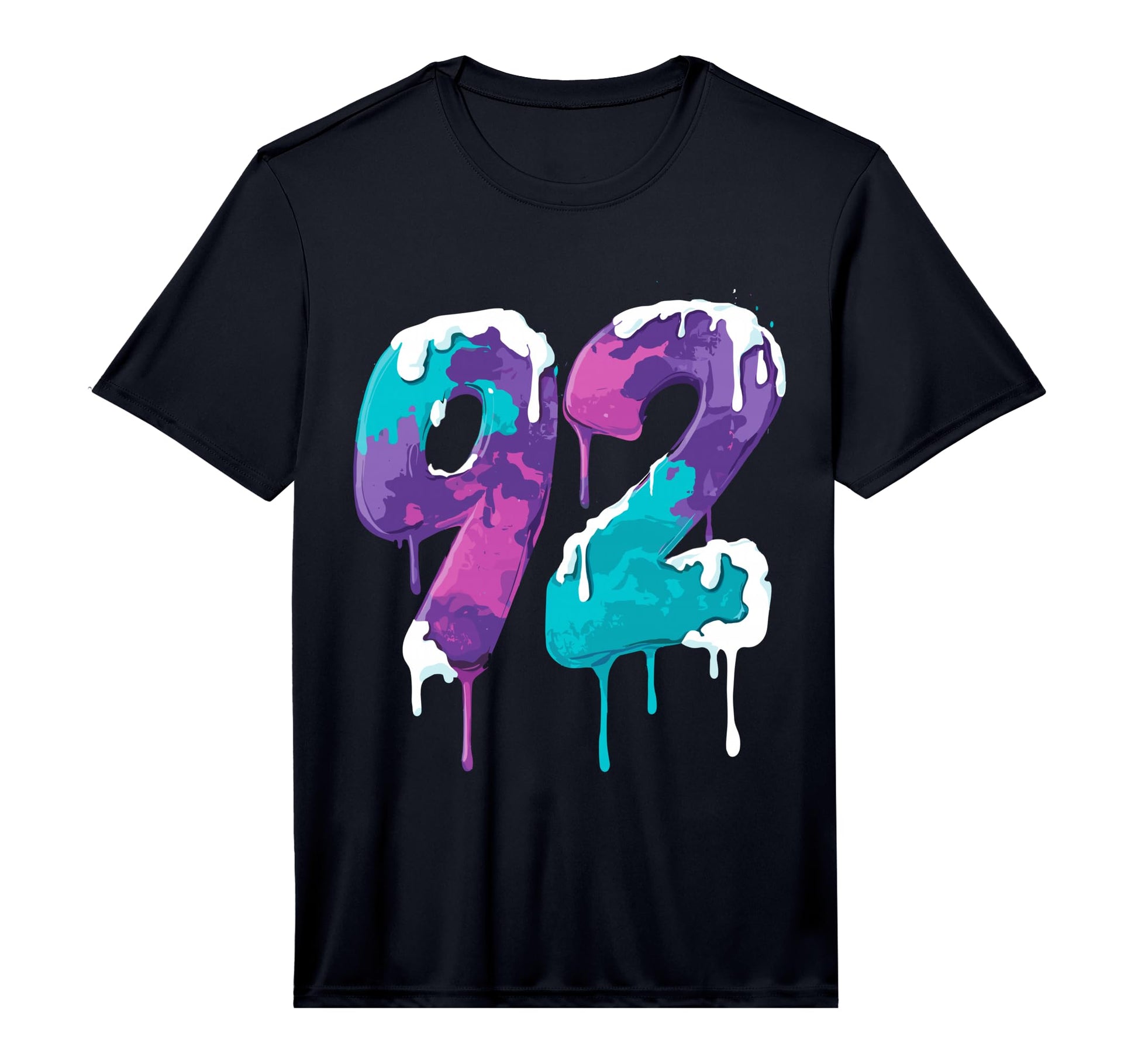 Baseball 92 Number Performance T-Shirt - Graphic Print Unisex - T-Shirt, Sweatshirt, Hoodie