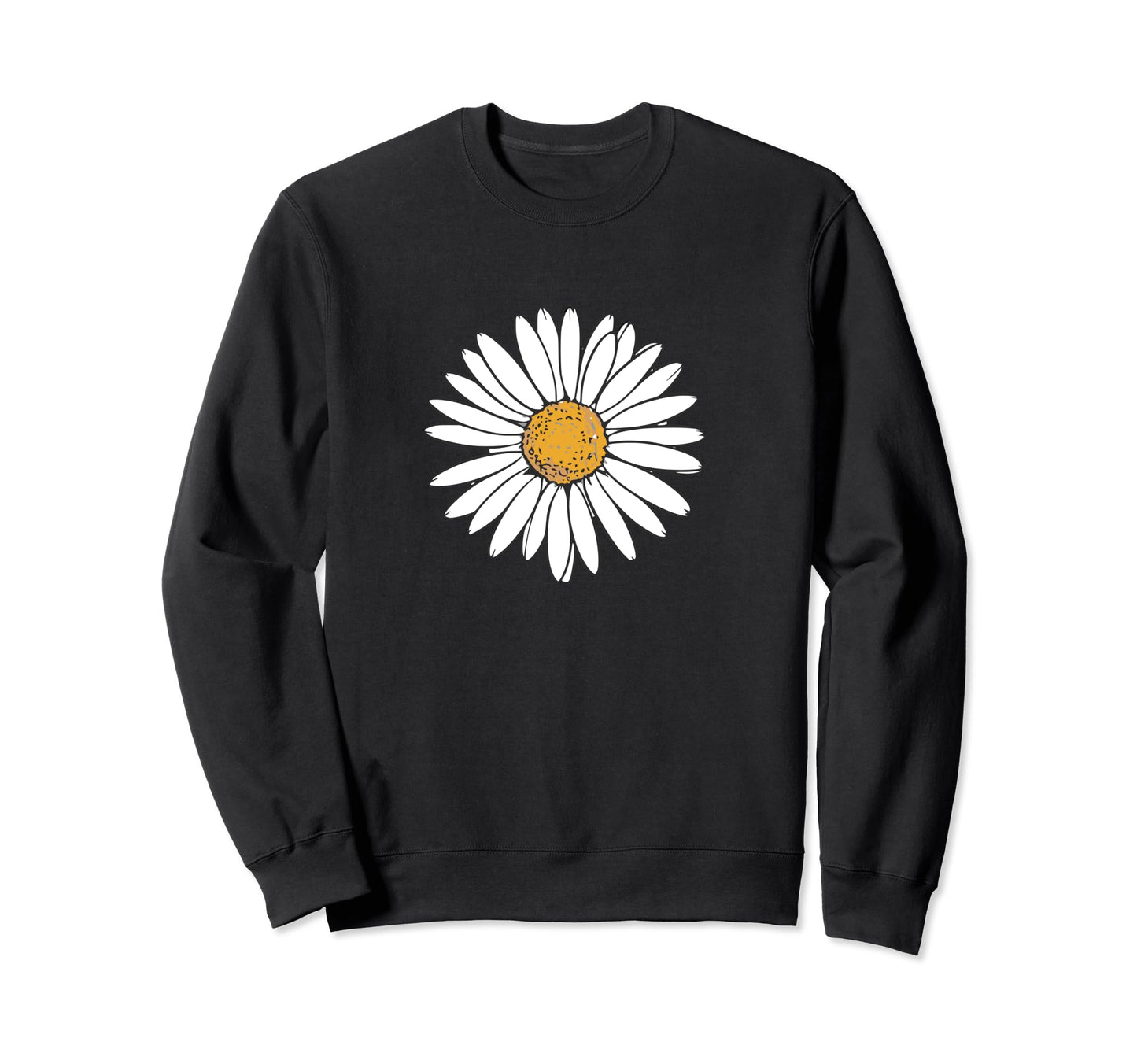 Boho Daisy Flower Botanical Sweatshirt - Fun Novelty Design Men Women - T-Shirt, Sweatshirt, Hoodie