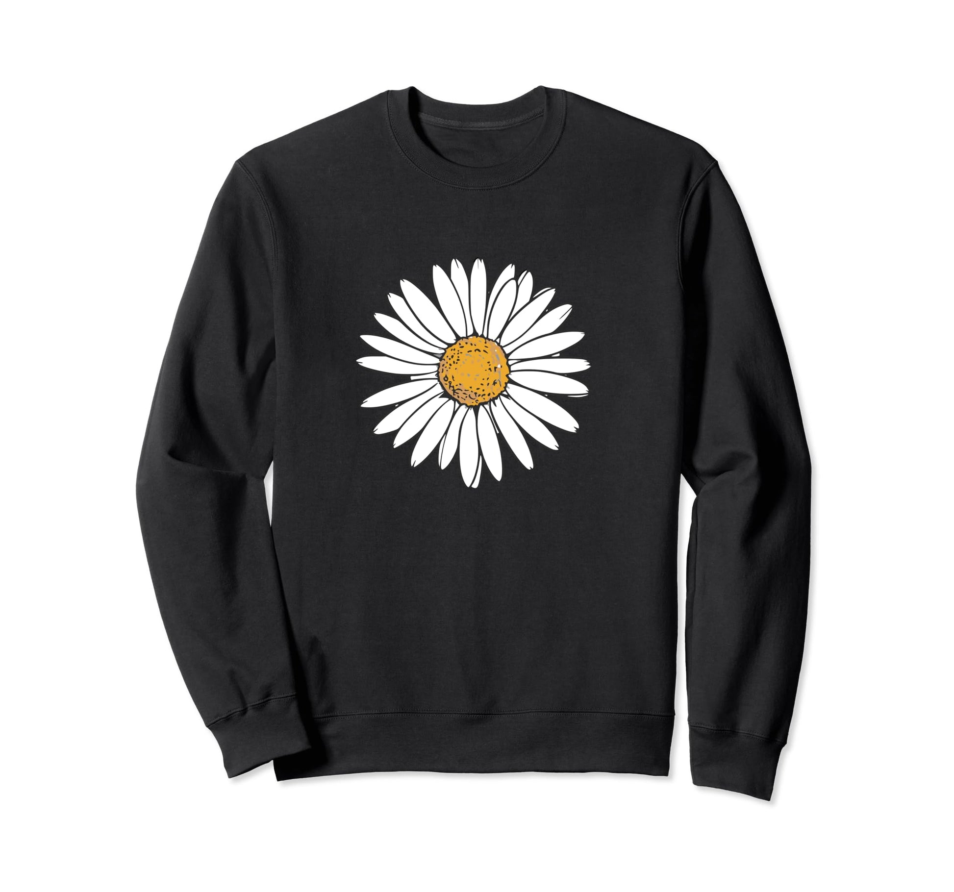 Boho Daisy Flower Botanical Sweatshirt - Fun Novelty Design Men Women - T-Shirt, Sweatshirt, Hoodie