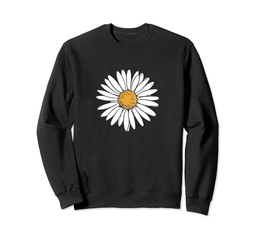 Boho Daisy Flower Botanical Sweatshirt - Fun Novelty Design Men Women - T-Shirt, Sweatshirt, Hoodie