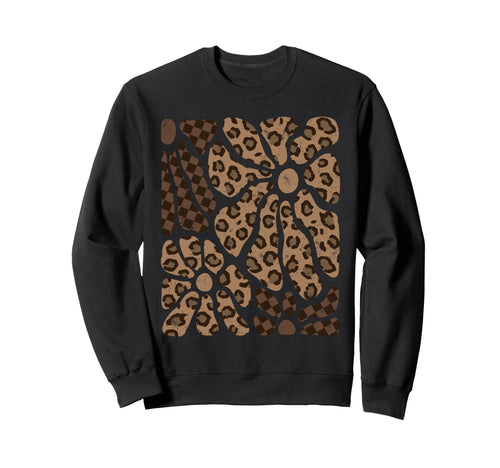 Safari Floral Boho Western Groovy Sweatshirt - Minimalist Print for Adults - T-Shirt, Sweatshirt, Hoodie