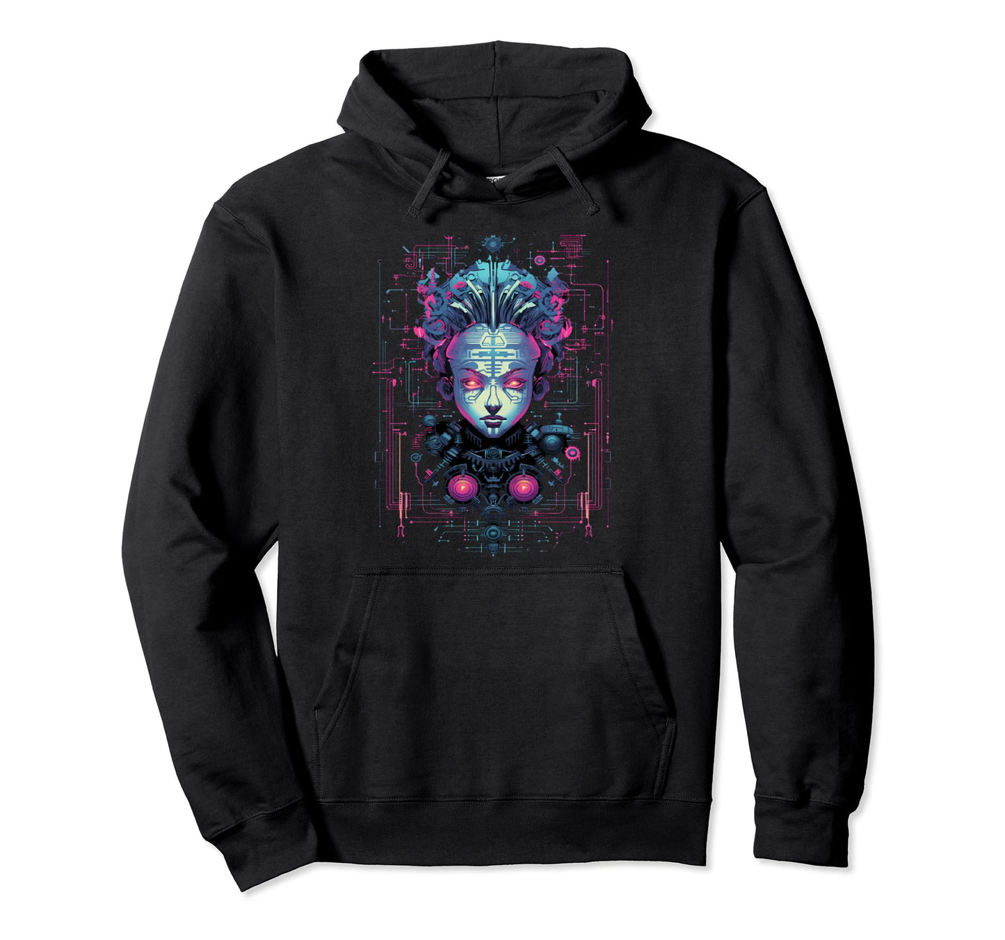 Vaporwave Aesthetics Psychedelic Hoodie - Casual Everyday Wear Unisex - T-Shirt, Sweatshirt, Hoodie