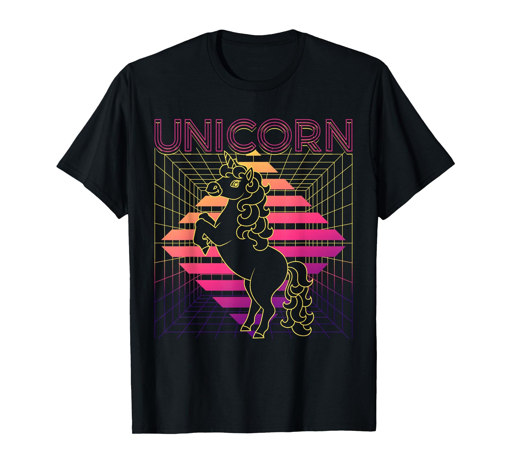 Unicorn Vaporwave Aesthetic T-Shirt - Novelty Apparel for Adults - T-Shirt, Sweatshirt, Hoodie