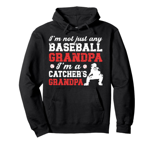 Im Baseball Catcher Grandpa Baseball Hoodie - Custom Art Print Unisex - T-Shirt, Sweatshirt, Hoodie