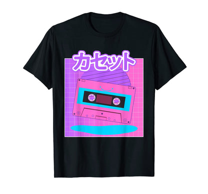 Mix Tape Cassette 80S 90S Japanese T-Shirt - Unique Graphic Men Women - T-Shirt, Sweatshirt, Hoodie