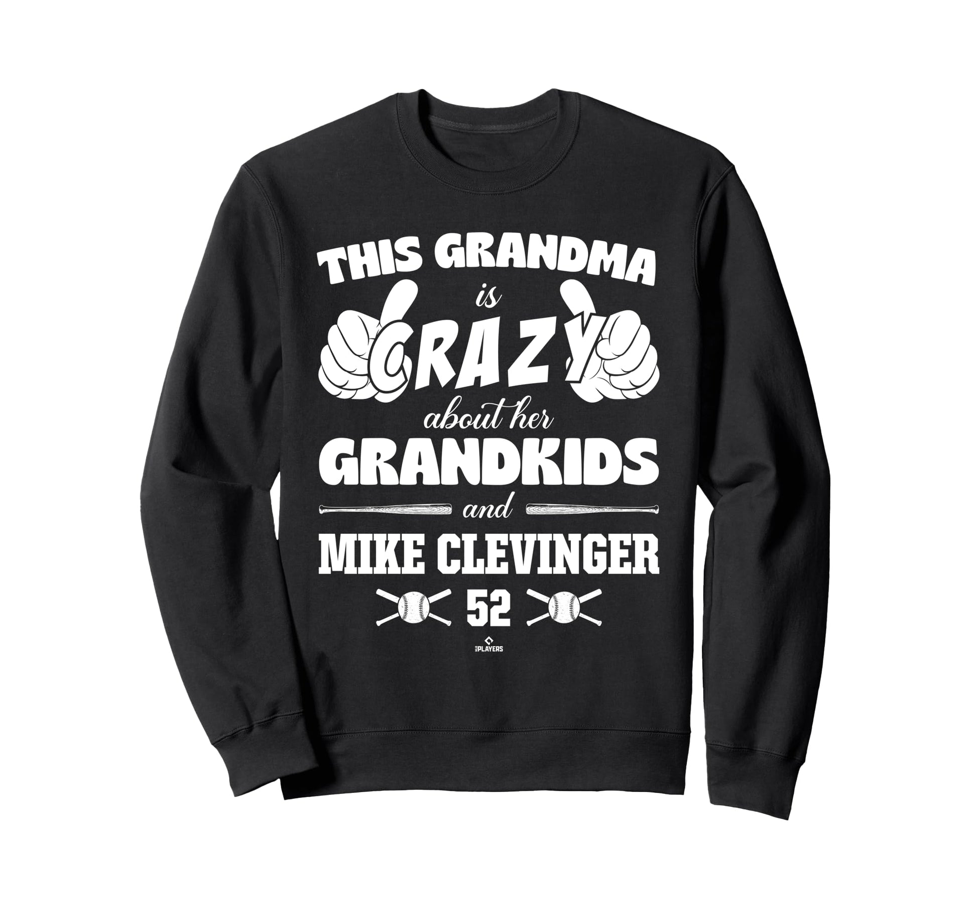 Grandma Crazy Mike Clevinger Sweatshirt - Minimalist Print Men Women - T-Shirt, Sweatshirt, Hoodie