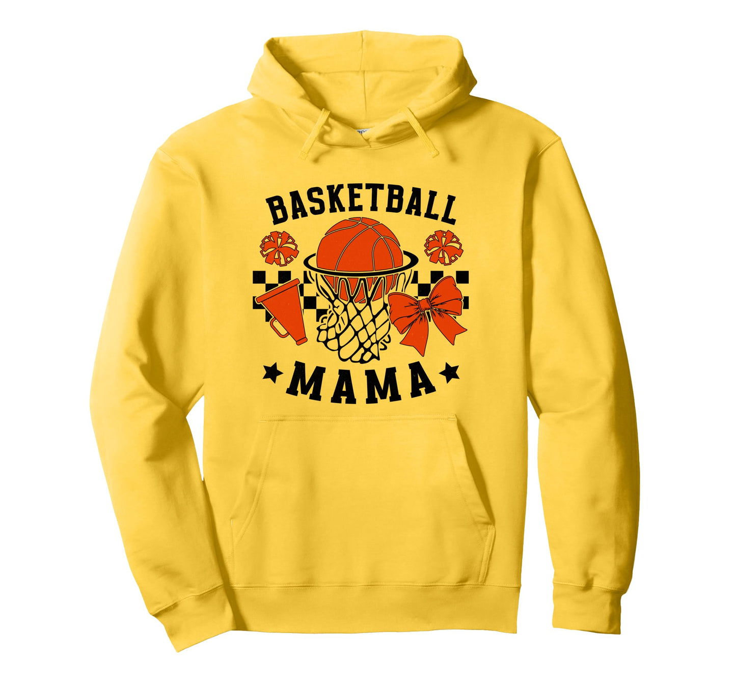 Basketball Mom Art Mothers Day Gameday Hoodie - Trendy Graphic Men Women - T-Shirt, Sweatshirt, Hoodie