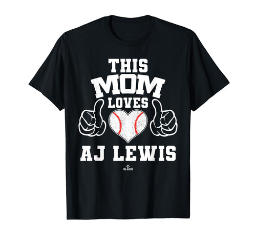 This Mom Loves Aj Lewis Prospect T-Shirt - Trendy Graphic for Adults - T-Shirt, Sweatshirt, Hoodie