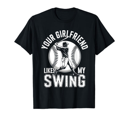 Baseball Fan Batter Your Girlfriend T-Shirt - Unique Graphic for Adults - T-Shirt, Sweatshirt, Hoodie