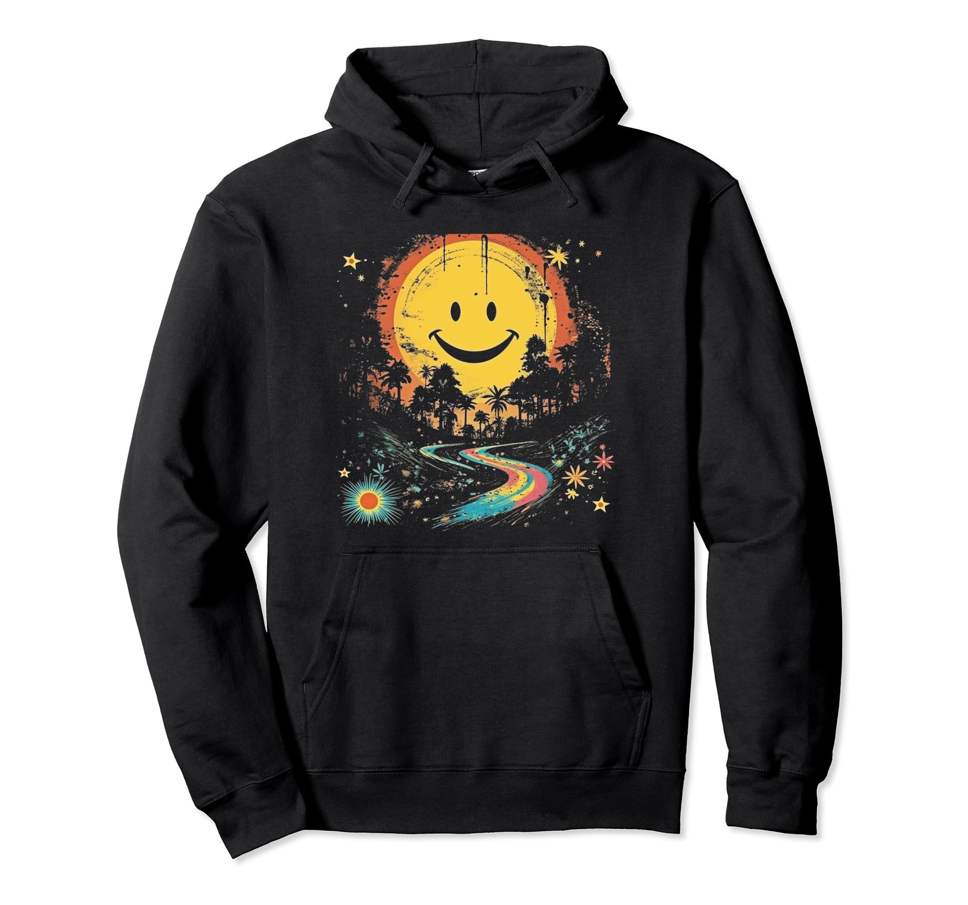 Sun Boho Groovy Sunshine Grunge 17 Hoodie - Casual Everyday Wear Unisex - T-Shirt, Sweatshirt, Hoodie