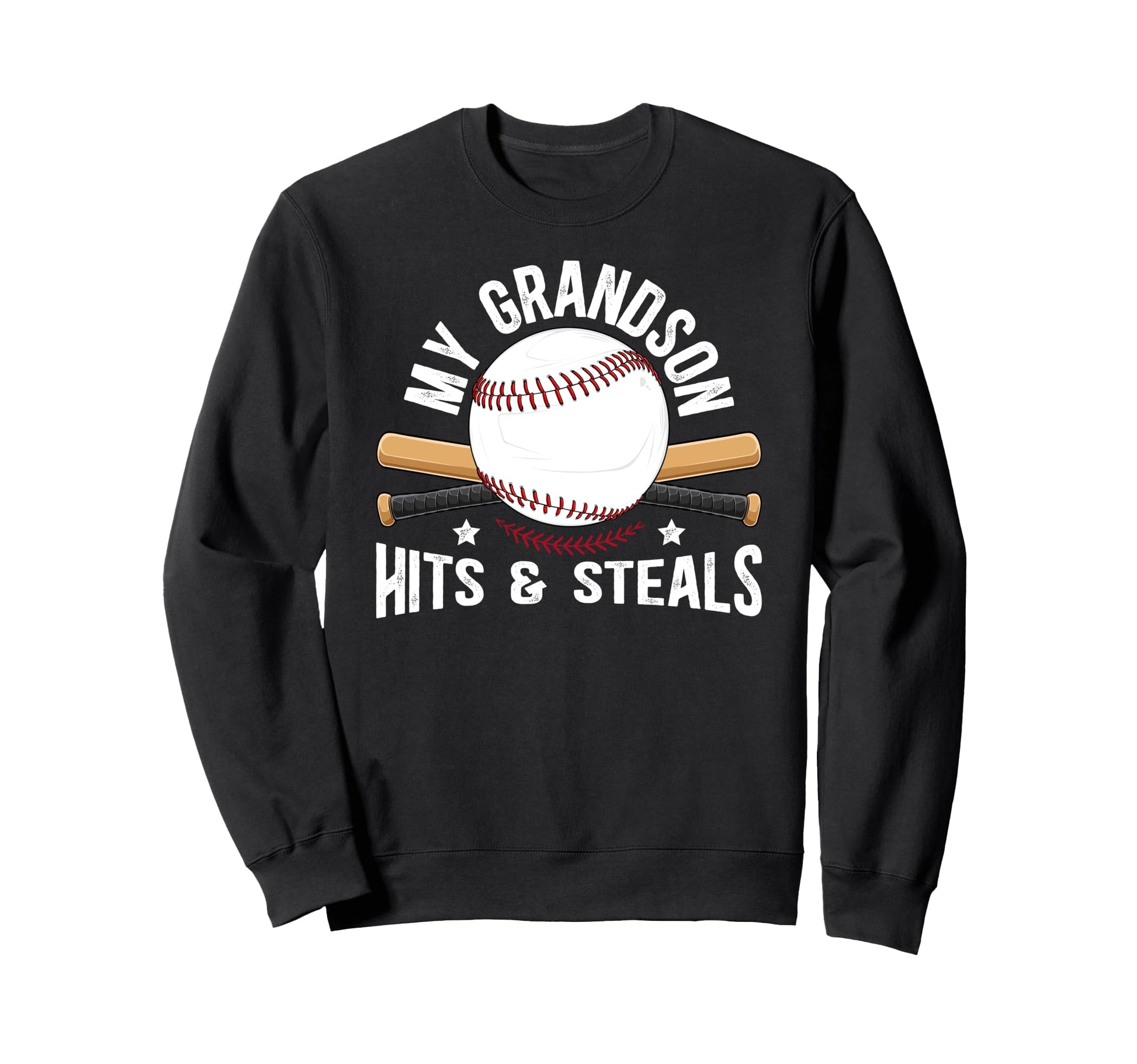 My Grandson Baseball Grandpa Sweatshirt - Aesthetic Graphic Men Women - T-Shirt, Sweatshirt, Hoodie