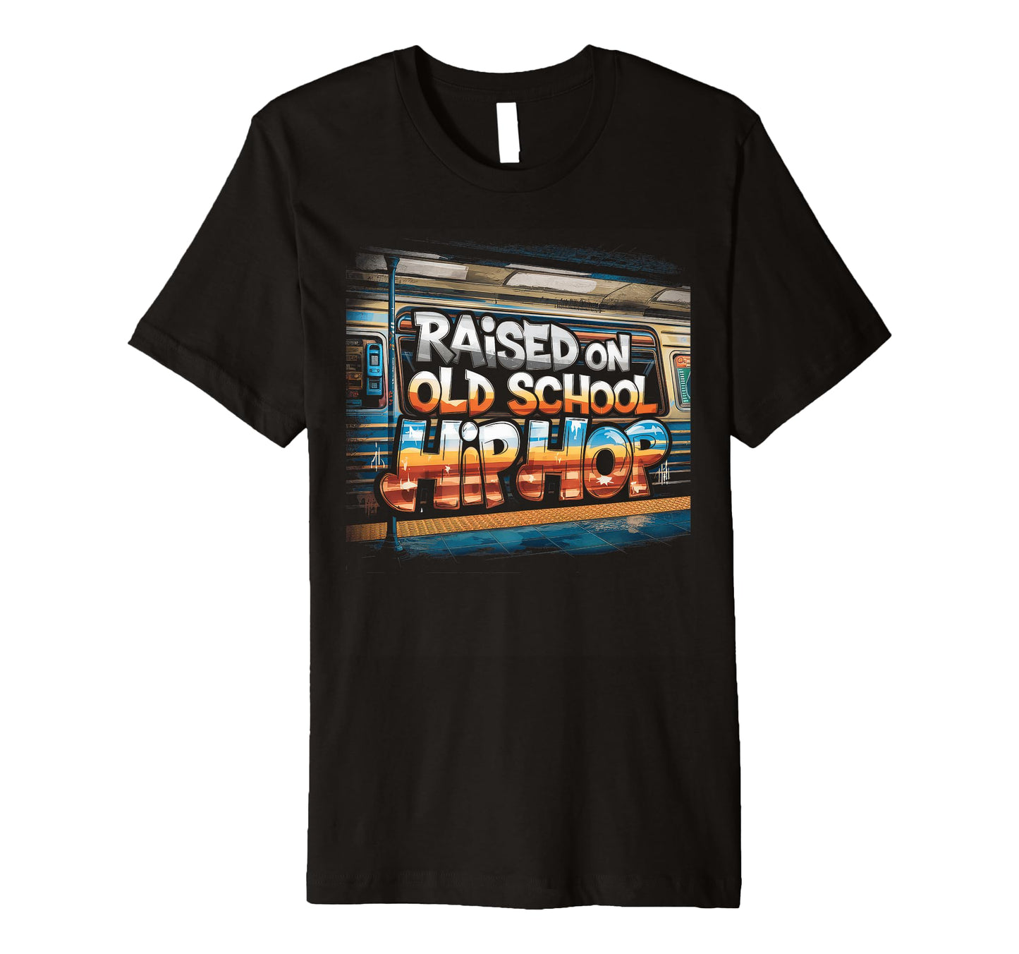 Raised Old School Hip Hop Cassette T-Shirt - Fun Novelty Design Men Women - T-Shirt, Sweatshirt, Hoodie