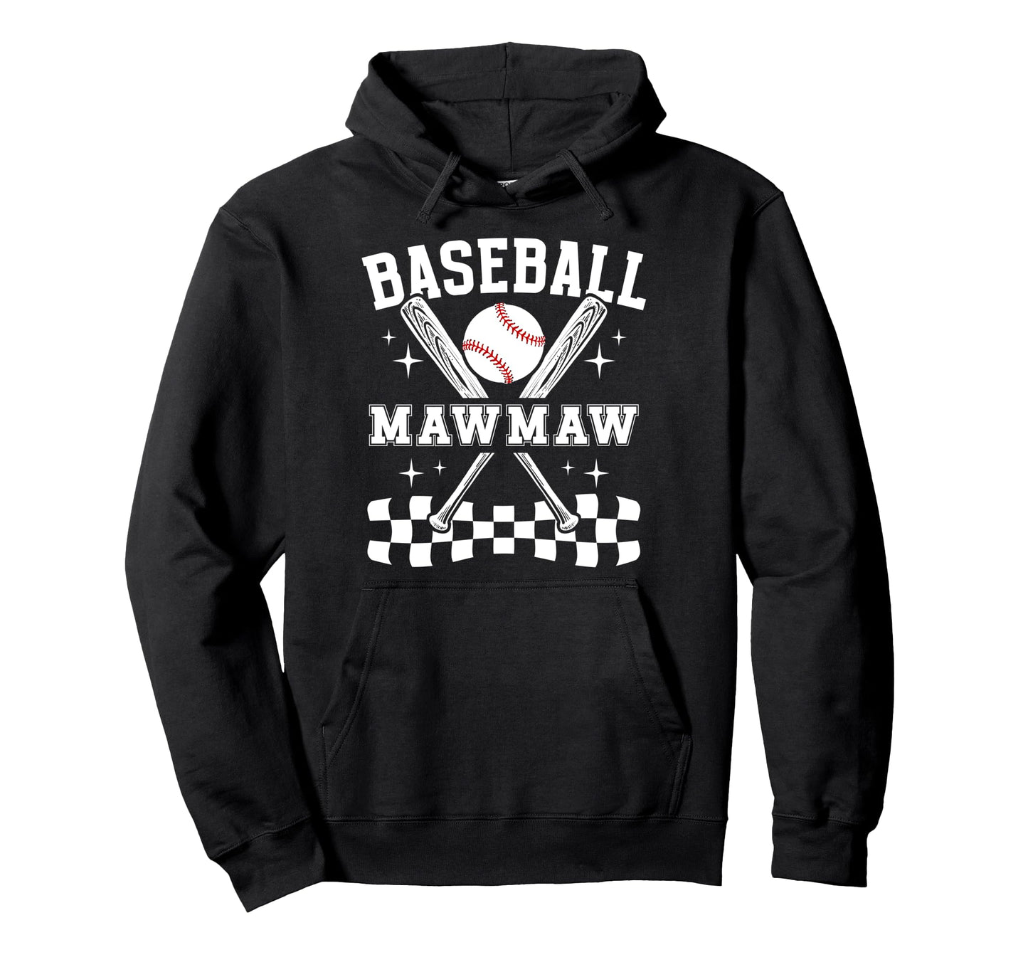 Baseball Mawmaw Baseball Player Mawmaw Hoodie - Novelty Apparel for Adults - T-Shirt, Sweatshirt, Hoodie