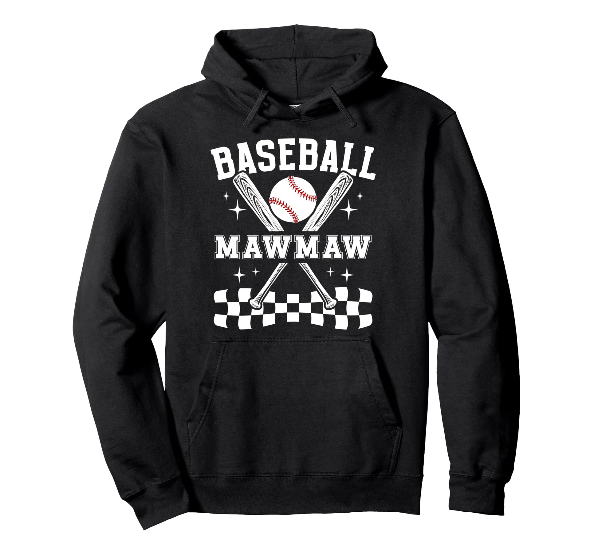 Baseball Mawmaw Baseball Player Mawmaw Hoodie - Novelty Apparel for Adults - T-Shirt, Sweatshirt, Hoodie